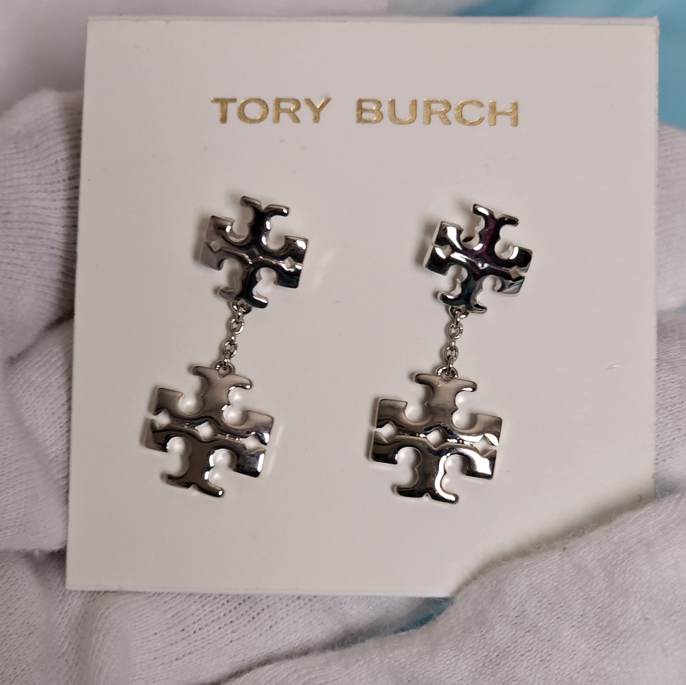 Tory Burch Silver Earrings
